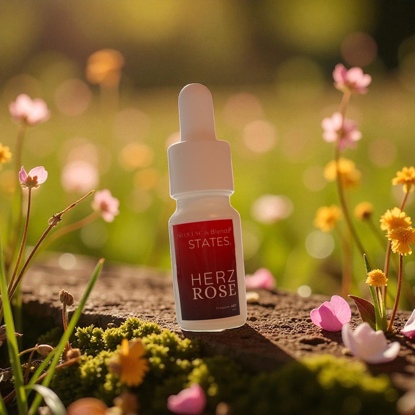 STATES. HERZ Connection auf Rose